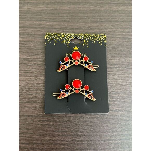 Disney Accessories - Disney Snow White and the Seven Dwarfs Snow White Crown Barrette Set